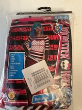 Monster High Ghoulia Yelps Girls Costume Size 4-6 Halloween Vintage OG