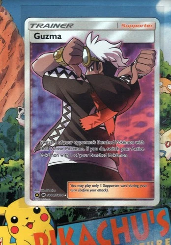 Pokémon TCG Guzma SV84/SV94 Shiny Holo Rare Hidden Fates Holo NM/M
