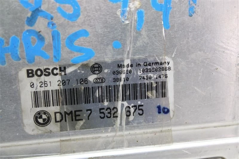 ORDENADOR ECM ECU BMW X5 2001 01 4.4L 0261207106 1154192 Foto 3 de 4