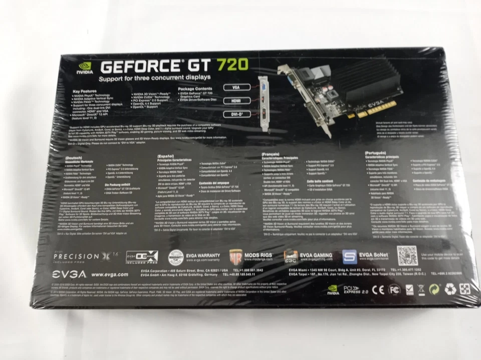 EVGA GeForce GT 720 2GB (NEW- FACTORY SEALED) ( 02G-P3-2724-KR) - Image 3 of 4