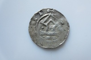 Germany 11 century silver denar Otto/Adelheid type penny Goslar mint