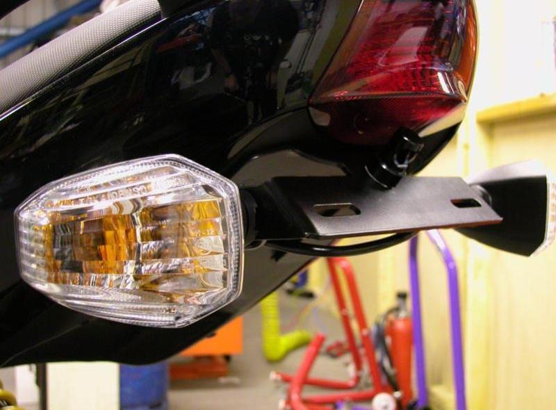 Support de plaque R&G Racing haut de gamme pour moto KAWASAKI ER6N ABS 2006-2008