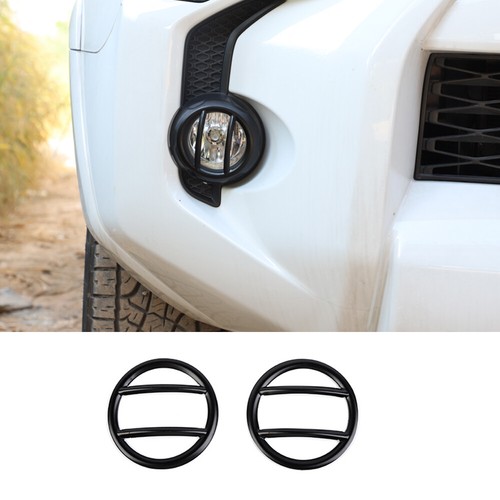 2x Black Fog Light Lamp Accessories Cover Trim for 4Runner SR5/TRD Pro 2014-2023 - Picture 4 of 14