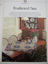 Feathered Star Quilt Pattern Best Loved Quilt Patterns w/uncut plastic templates