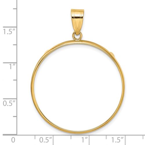 1967-Jetzt 1 Unze Krügerrand Zinken Set schlichte polierte Münzlünette in 14k Gold - Bild 4 von 7