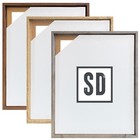 Schattenfugenrahmen zum Einrahmen von Keilrahmen Leinwandbilder Rahmen ohne Glas