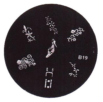 LIBERA SELEZIONE 16 stencil nail art stampaggio raschietto timbro unghie NUOVO - Foto 12 di 18