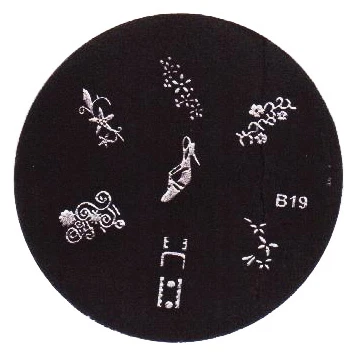 LIBERA SELEZIONE 16 stencil nail art stampaggio raschietto timbro unghie NUOVO - Foto 12 di 18