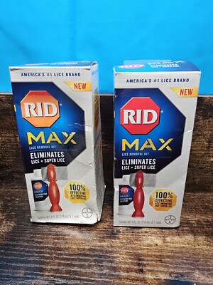  5 RID MAX LICE REMOVAL KIT 4 fl. oz. EACH NEW IN BOX