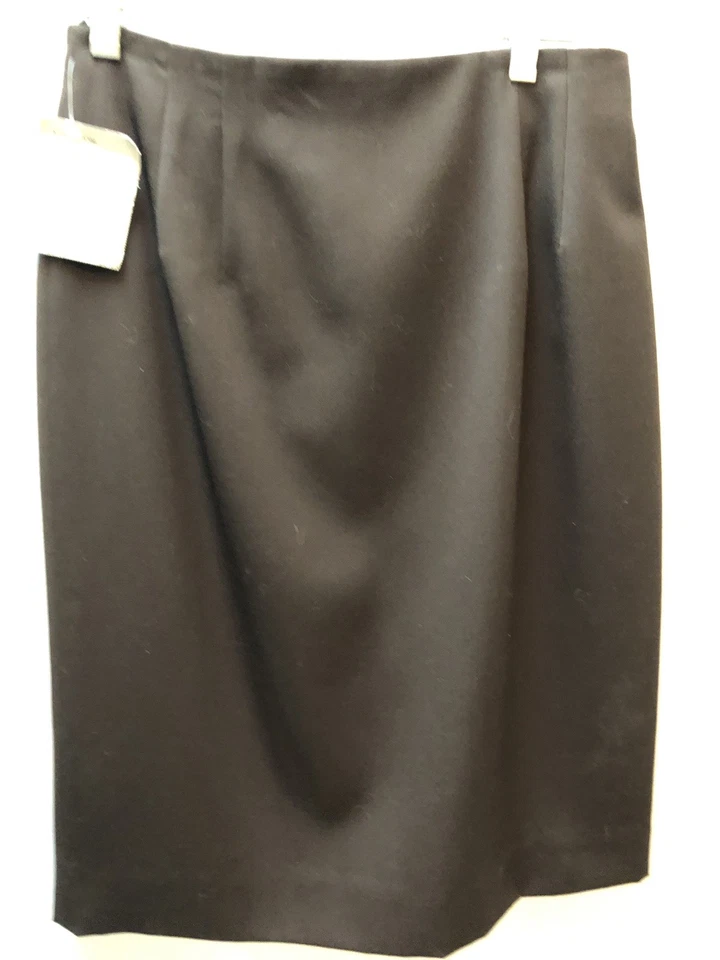 FALDA MARRÓN FORRADA TALLA 8 NUEVA CON ETIQUETAS - LANA