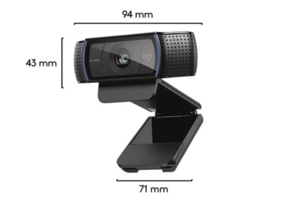 Logitech C920 HD Pro Webcam Videochiamata Full HD - Immagine 2 di 3