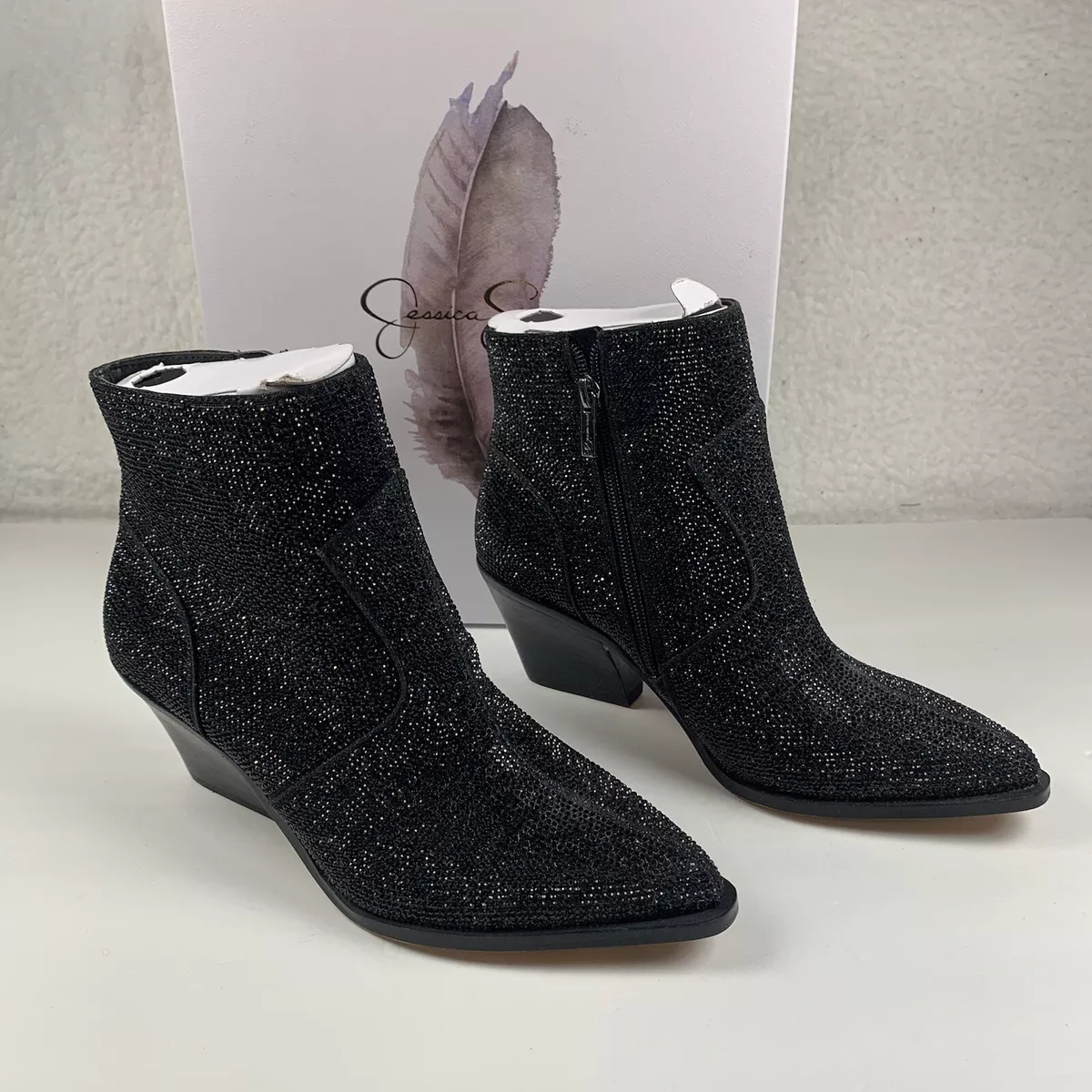 Jessica simpson 2025 glitter boots