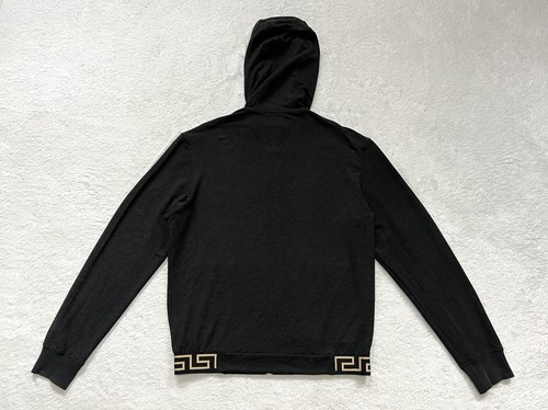 Genuine Authentic Grey Versace Icon Greco Hoodie Size (4) Medium - Picture 3 of 4