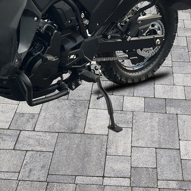 Juego de soporte lateral ajustable apto para Kawasaki KLR650 2008-2018 2022-2023 Foto 2 de 4