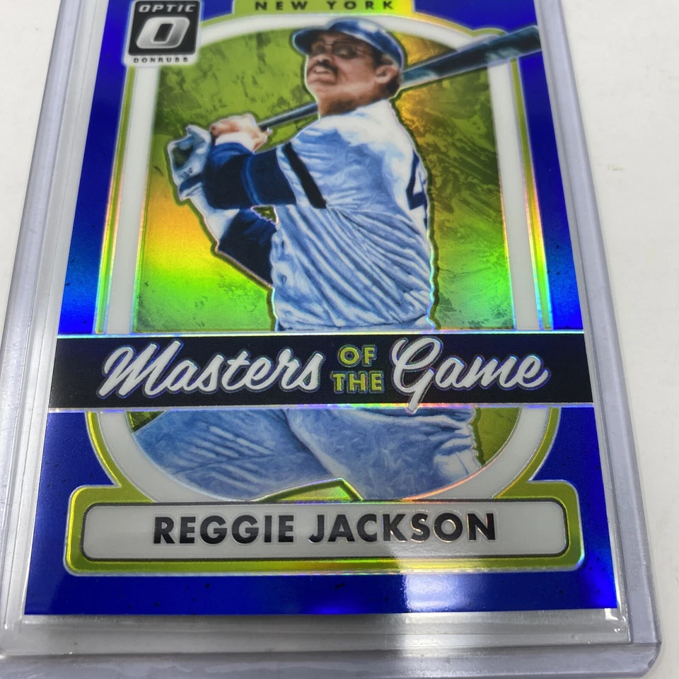 2017 Panini Donruss Optic Masters of the Game Prizm 27/149 Reggie Jackson #MG9 - Image 2 of 4