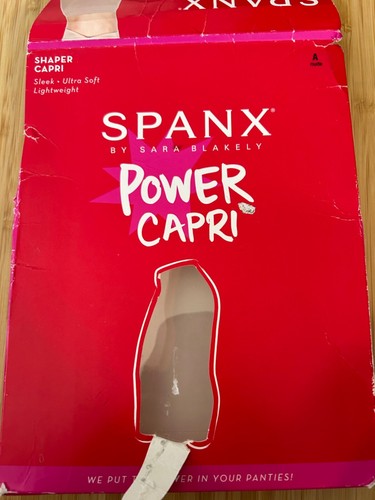 NEU offene Verpackung Spanx Power Capri Größe A Nude Shaper Capri Gewicht 95-125 lbs