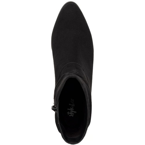 Style & Co. Womens Piviee Faux Suede Zipper Ankle Boots Shoes BHFO 6258 - Picture 3 of 6