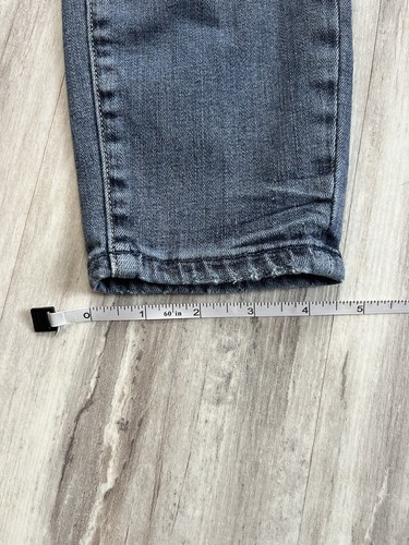 Good American Crop Denim Cotton Stretch Distressed Skinny Jean Blue427 - Picture 6 of 9