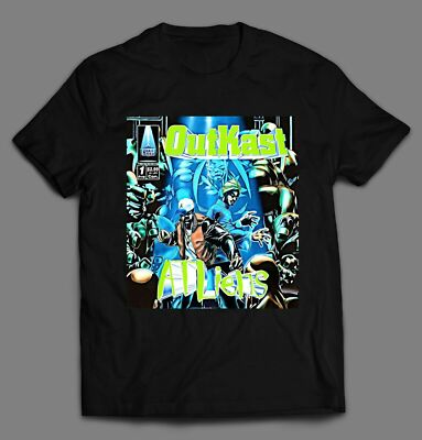 Popular New Outkast Atliens Rap Hip Hop Music Men/'s Black T-Shirt S-5XL