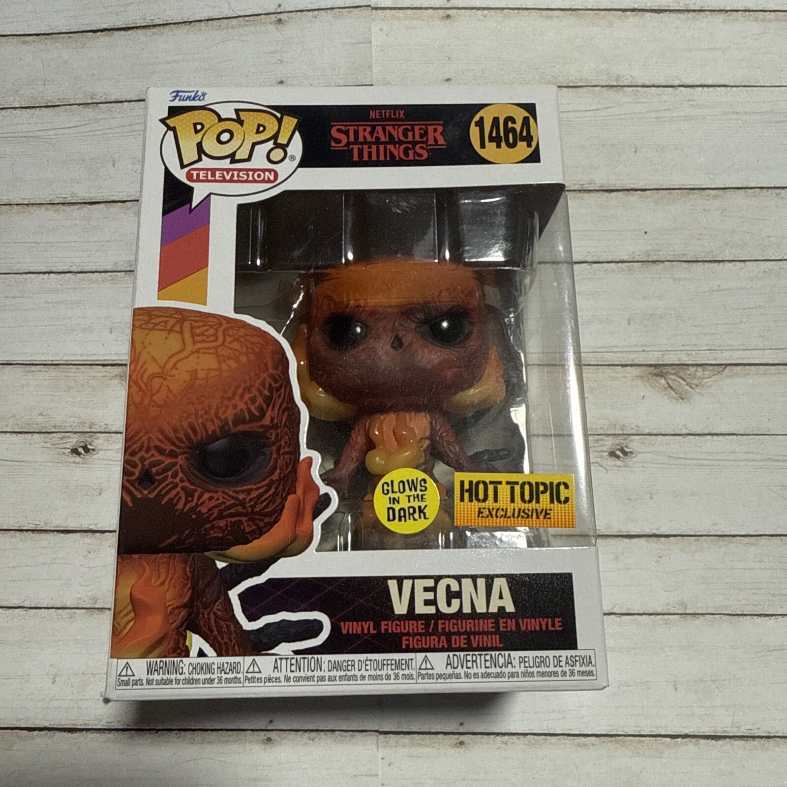 Funko POP! Vecna 1464 Netflix Stranger Things Glow in the Dark - BRAND NEW!