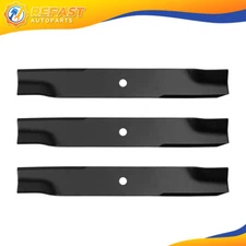 3X Lawn Mower Blades For Hustler 52" Raptor 603995 795526 783753 785436