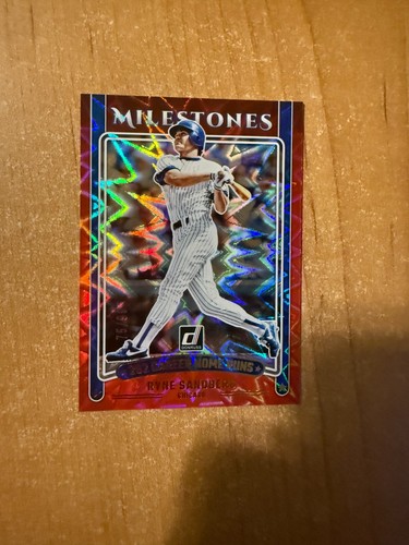 2025 Donruss Baseball - Ryne Sandberg - Red Xplosion Milestones Insert #d /99 - 第 1/8 張圖片