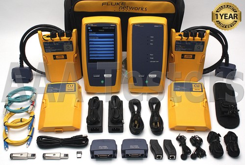 Fluke Networks DSX2-5000Qi CFP-QUAD Certifiber Pro SM MM Fiber Cat6a DSX2-5000 - 第 1/10 張圖片