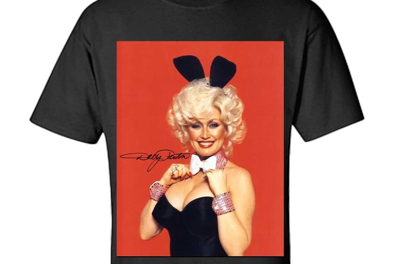 Dolly Parton Signed Reprint T Shirt Vintage