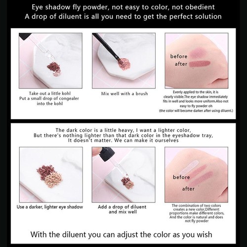 Makeup Dilution Eyeliner Powder Blush Nail Polish Eyeshadow Dilue 7W3Q D2Q7 U7B - Picture 15 of 16