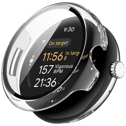 Funda protectora de pantalla completa de vidrio templado para Google Pixel Watch 3 41/45MM - Imagen 19 de 42