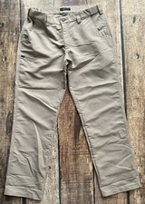 5.11 TACTICAL RIPSTOP ADJUSTABLE WAIST PANTS KHAKI BEIGE MENS SIZE 36X34 EUC