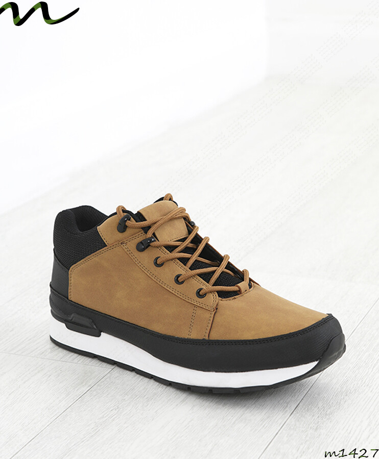 NW Brave Soul Mens Mid Top Flat Trainers Lace up Ankle Boots Shoes UK