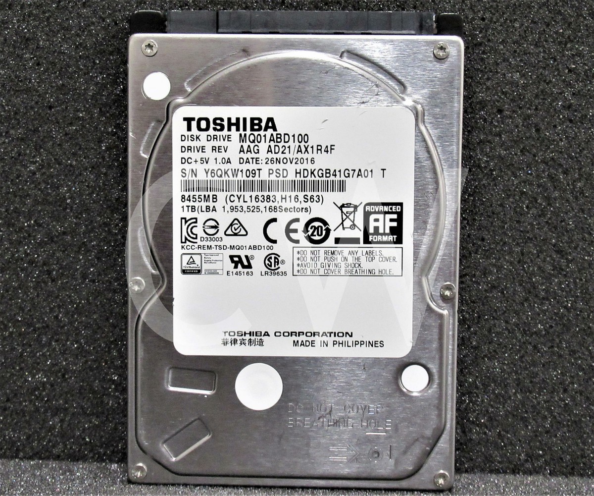 MQ01ABD100 Toshiba HDKGB41G7A01 1TB 5.4K RPM 3Gb/s 2.5
