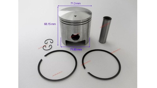 For Snowmobile Polaris Indy 500 Trail Piston kit 09-712, 3083841 STD with Ring - Picture 11 of 12