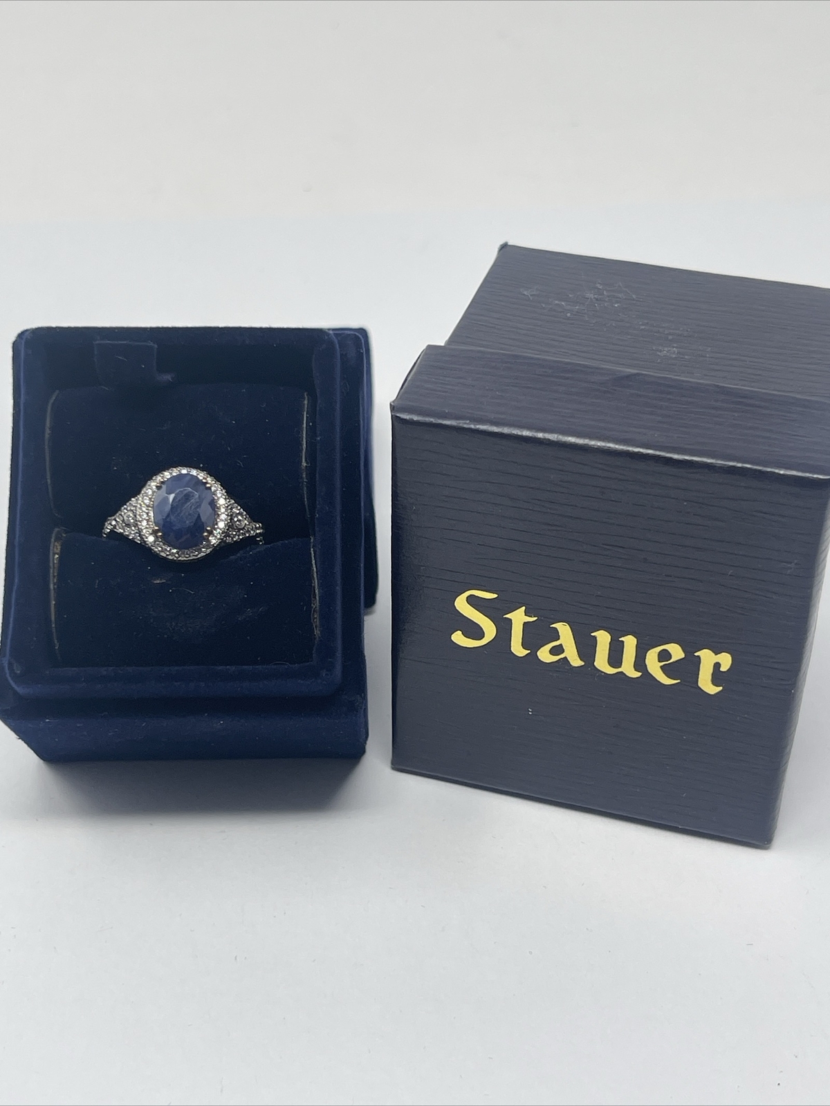 Stauer Sterling Silver Bombshell Blue Sapphire Ri… - image 8