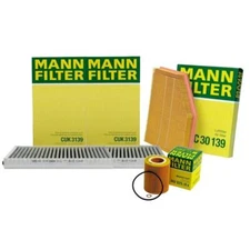 Mann Oil Air Carbon Cabin Filter Service Kit For BMW E60 525i 530i M54