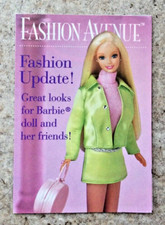 1997 BARBIE DOLL FASHION AVENUE BOOKLET BOOK MINI CLOTHES CATALOGUE PAMPHLET