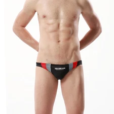 Seobean New Swim suit Men's Bikini Swimming Trunks Swimwear Low Rise waist Sexy