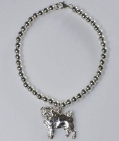 Armband Mops 3D Perlen In Sterlingsilber Luce