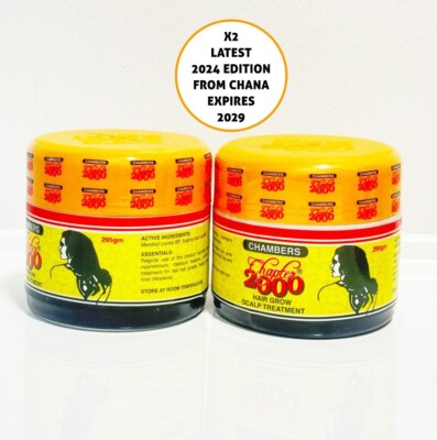 2x Chambers Chapter 2000 Super Hair Grow Scalp Treatment je 295 Gramm, Original