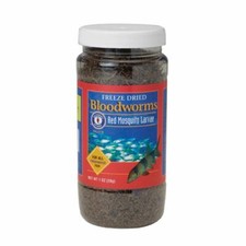 Freeze Dried Bloodworms Fish Food 1 oz - San Francisco Bay Brand