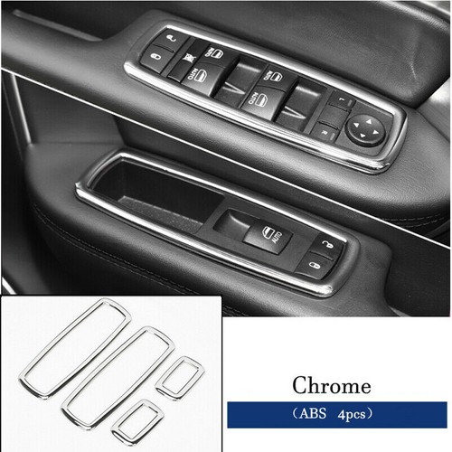 Car Window Lift Button Trim Frame Fit Durango Journey Cherokee Grand Cherokee - Picture 1 of 10