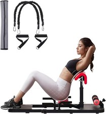 Hip Thrust Machine with High Resistance and Protectors Pad - Premium Squat for a