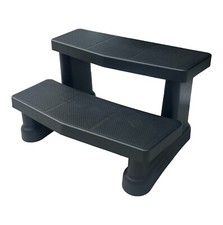 Happy Hot Tub Steps Black High Quality Durable Hot Tub Spa Steps Caravan Camper