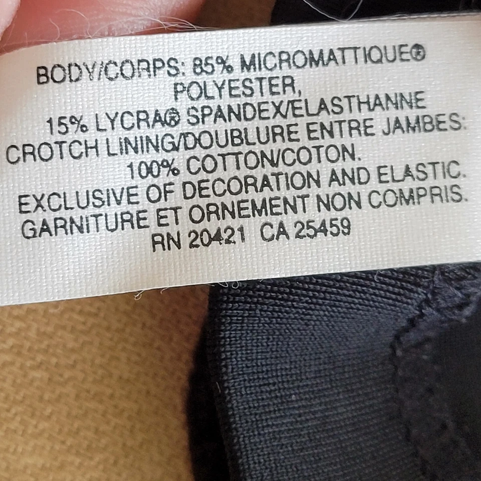 Panty de gamuza con cuerpo Wacoal vintage de 16" ropa moldeadora más suave talla mediana negra descontinuada Foto 4 de 4