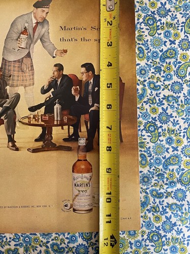 Vintage 1956 Martin’s V.V.O. Scotch Print Ad - Picture 7 of 7