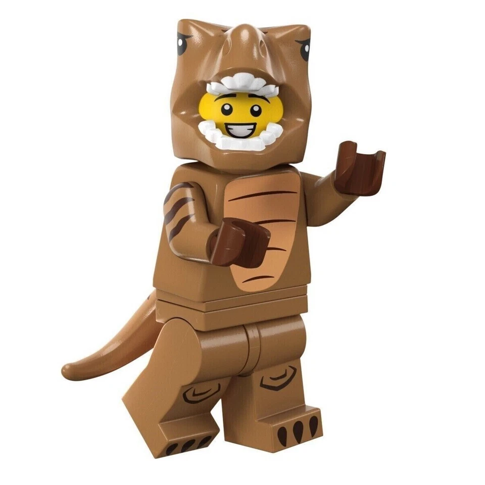 LEGO Serie 24 Minifiguras Coleccionables 71037 - Ventilador Disfraz T-Rex (SELLADO)