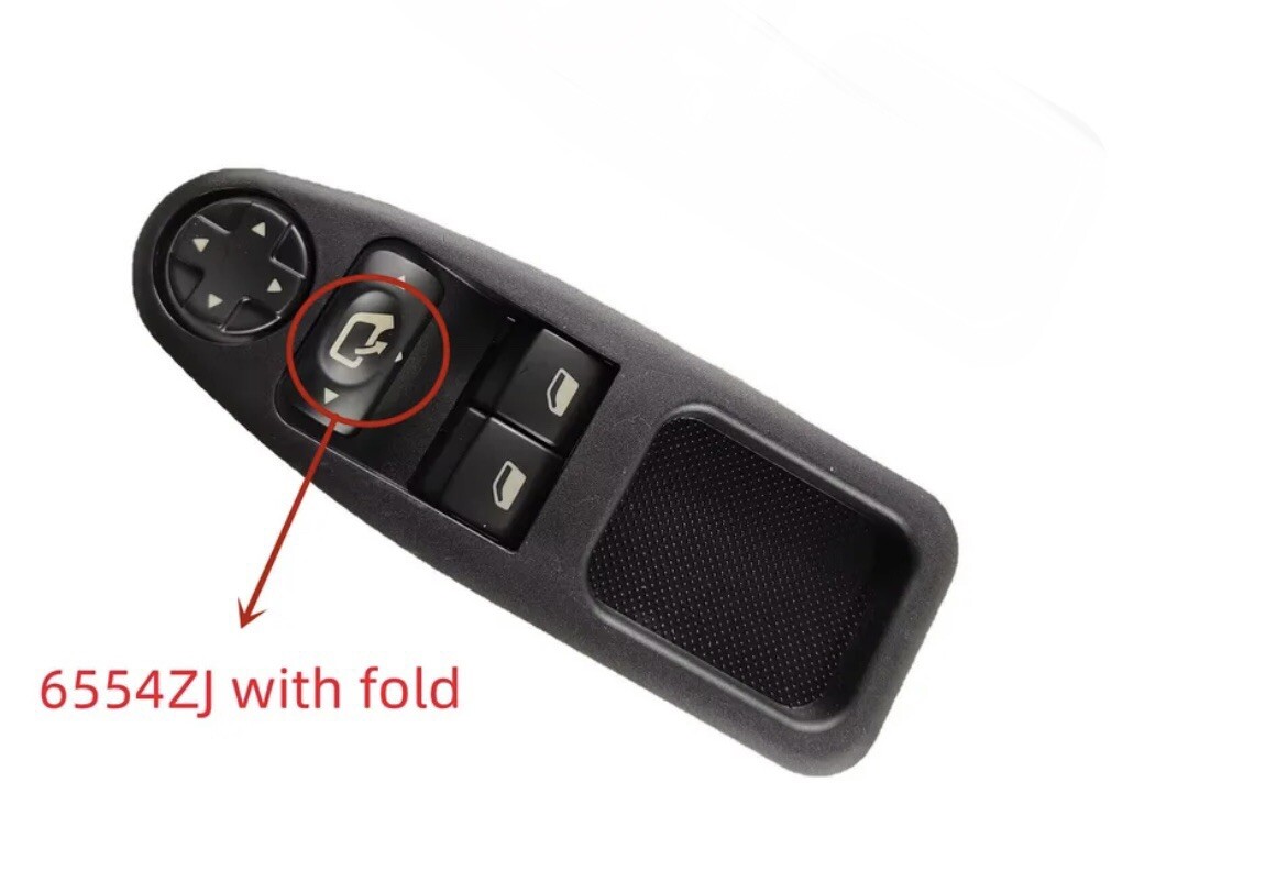 Comando Alzacristalli Anteriore Sinistro Per Citroën C4/C5/C8, Fiat Ulysse, Lancia Phedra, Peugeot 307/807 (2000-2014) – Con Regolazione Specchietti E Chiusura Retrovisori