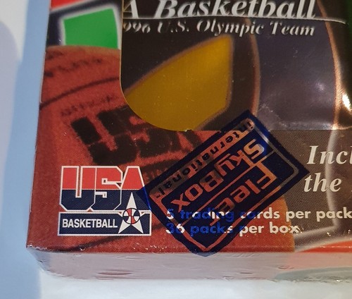 1996 Skybox USA Basketball Olympic Team Trading Cards - Factory Sealed Box - Picture 2 of 3