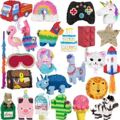 Pinata Party Spiel Geburtstag Kindergeburtstag Hochzeit Dekoration Partydeko Set
